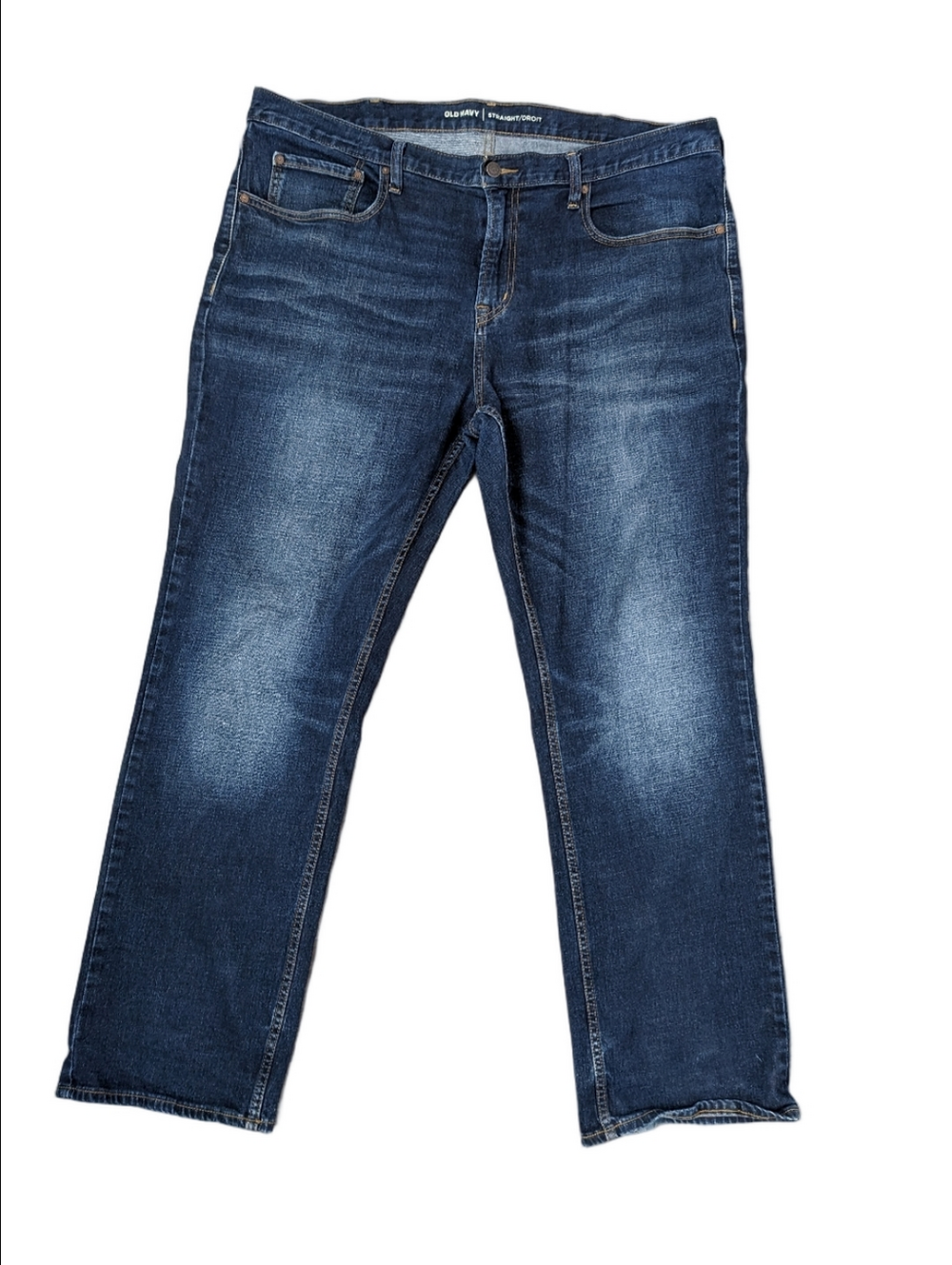 Old Navy Men's Jeans Straight Leg Dark Blue Size 40x32